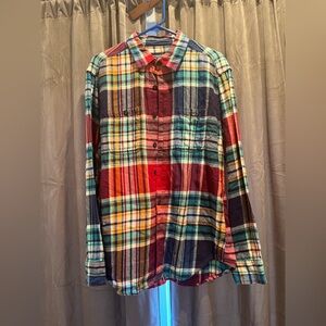 Colorful Plaid Men's Shirt
